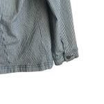 CJ Banks Women Jean Jacket 1X Navy Striped Denim Western Cowgirl Sustainable Blue Photo 3