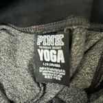 PINK - Victoria's Secret PINK Victoria Secret dark gray activewear yoga leggings size large mesh cutouts Photo 2