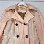 Michael Kors Women's Trench Coat With Buttons Pink Size XS FLAW Photo 1