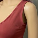 Minette Rose Colored Zipper Sleeveless Bodycon Mini Dress Size Medium Photo 5