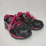 Reebok Anomar Work Womens 7.5 Black Pink Steel Toe Safety Shoes Photo 1