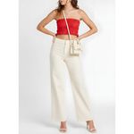 Hill House Scallop Lace June Nap Top, Poppy Red, XS Photo 1
