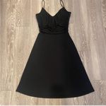 Loft Ann Taylor  Little Black Dress with Spaghetti Straps, Size 8 Photo 8