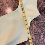 ZARA Mint Green Crop Shirt or Swim Bikini Top Large Photo 5