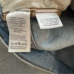 Madewell  denim skirt distressed raw hem rigid denim Aline size 28 Photo 3