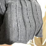 Ellen Tracy  Women's Black Pleated Skirt- Size XL accordion ribbed sweater knit Photo 3