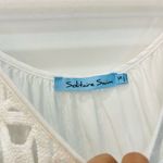 Solitaire  Swim White Cold Shoulder Coverup size small Photo 2