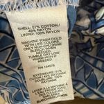 Vineyard Vines SCARF PRINT BLUE FRINGE COTTON DRESS BOHO Photo 4