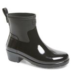 Hunter Low Heel Biker Gloss Rainboot Photo 0