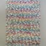 Vintage 80/90s Genesis bright colorful marled long sleeve sweater, size large Pink Photo 2