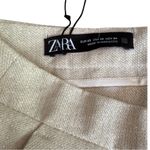 ZARA Women's High Waist Cream Shorts XS Photo 6
