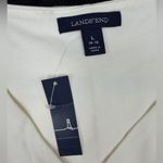 Lands' End  NWT Fit and Flate Black and Cream Sleeveless Dress Photo 2