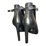 Michael Kors Elegant Black Women’s Leather Peep-Toe Ankle Boots size 9.5 Photo 12