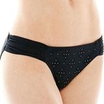 NWT Ninety Six Degrees Hipster Bikini Bottom Black Size Small Photo 0