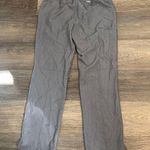 FIGS Kade Cargo Grey Medical Scrub Pants w/Teal Drawstring Size Small Photo 4