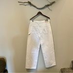 MOTHER Snacks The Fun Dip Utility Puddle jeans in Sticky Rice White Size 29 Photo 6
