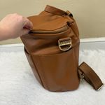Fawn Design The Original Convertible Diaper Bag Brown Faux Leather Photo 3