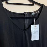 Bedoar Short Sleeve Black Pocketed Swing Dress with White Lace Size 26 Dress Photo 6