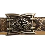 Basler Vero Pitone genuine snakeskin belt. Size 36 Photo 0
