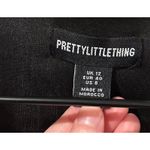 Pretty Little Thing Orange Zebra Flare Sleeve Tie Waist Bodycon Dress Photo 6