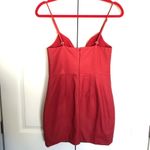 NBD Red Pleather  Mini Dress Size M Photo 7