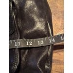 Badgley Mischka  Leather hobo bag wi/gold accents BEAUTIFUL Classic design Photo 4