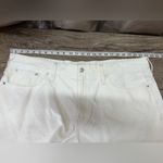 Madewell  Plus Relaxed Denim Shorts in Tile White size‎ 20w Photo 3