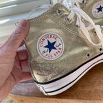 Converse Chuck Taylor Hi Top Sneakers Shoes All Star Shiny Gold Size 8.5 Photo 1
