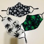 Handmade 3 Pcs Green Leaf Face Mask  Photo 0