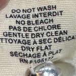 Ulla Johnson  Merino Wool V Neck‎ Cardigan Puff Sleeve Cream Sweater Size Small Photo 7