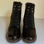 B.O.C Black Combat Boots Women’s Size 7.5M Faux Leather Lace Photo 10