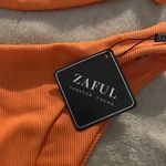 Zaful NWT BIKINI Women's Orange Tie Back Padded High Cut Two Piece Swimsuit Photo 7