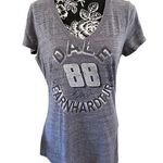 Dale Earnhardt V Neck Nascar T shirt Casual Lounge Blue Size L Photo 0