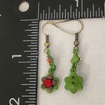 Bohemian Garden Floral Ornate Necklace with Earrings Set Pink Photo 8