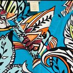 Chico's Chico’s floral paisley print short sleeve v-neck flowy oversized blouse Photo 3