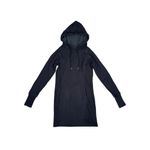 Athleta Cowl Neck Lounge Sweatshirt Dress Hooded Black XS Athleisure Stretchy Photo 1