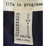 Life in Progress Life is Progress Women's Blue Tan‎ Sleeveless Romper Front Back Pockets Size S Photo 2