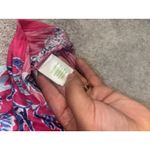 Lilly Pulitzer  wiley ruffle tube top blue pink coral xs‎ Cotton Photo 2