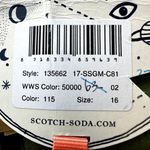 Scotch & Soda  Cargo Shorts Tassel Tie Waist Zip Fly Y2K Streetwear Green 16 NWT Photo 2