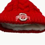 New Era Ohio State Buckeyes Pom Cuff Cable Knit Beanie Winter Hat | OS | Red Photo 7