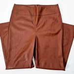 BLANK NYC NWT  Women's Brown Faux Leather High Rise Kick Flare Pants Size 29 Photo 6