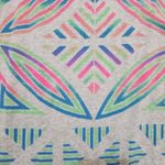 Soprano Gray tank with cute pattern in green blue and pink size xs Photo 1