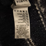 Roxy  Blue White Gray Striped Chunky Knit Button Front Cardigan M Cottagecore Top Photo 8