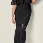 Venus 🌺NWT  BLACK BODY CON OFF THE SHOULDER MAXI DRESS SIZE LARGE🌺 Photo 0