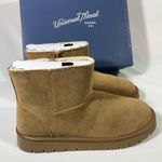 Universal Threads MAY SUEDE BOOT WOMEN W/FAUX FUR LINING MEMORY FOAM TAN SZ 9 Photo 2
