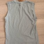 SKIMS NWT Worn In Jersey Split Neck Muscle Tank Denim Photo 12