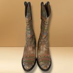 Old Gringo YIPPEE KAYAY‎  Apache Moon Honey Studded Embroidered Boots Size 6.5 B Photo 1