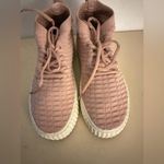 Pajar Canada Pink Knit leather platform Sneakers size 8 Photo 4
