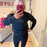 Lululemon Black Loungeful Crewneck Sweatshirt Photo 2