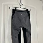 Lululemon  | On Your Mark‎ Crop 23" Heathered Black Ruched Ankles | Women's 4 Photo 5